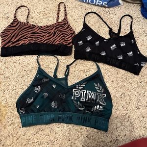 PINK sports bras